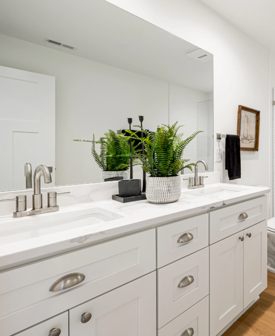 bathroom countertop installed