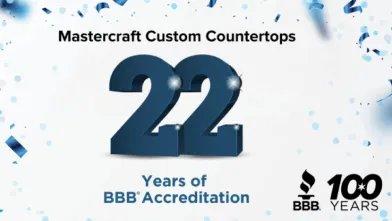 22 years bbb mastercraft custom countertops 22 years of bbb accreditation mastercraft custom countertops